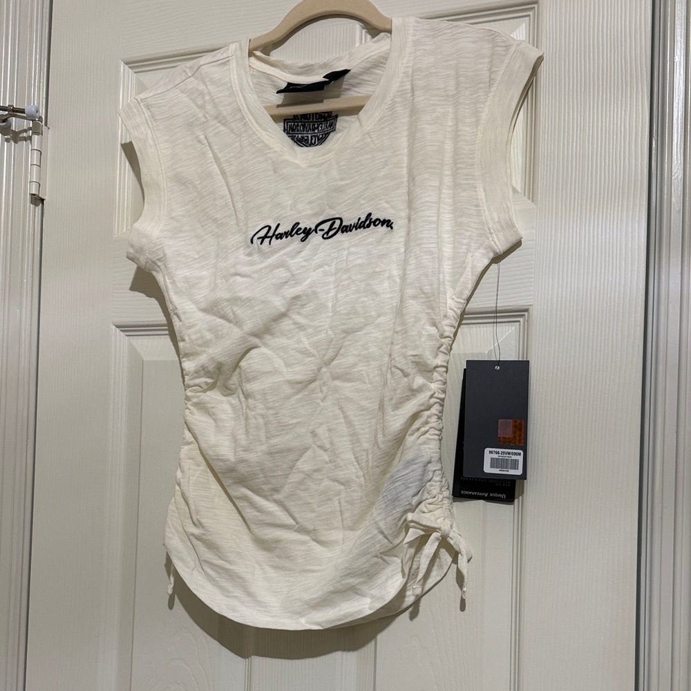 Harley-Davidson Women's Off-White Short Sleeve Tee